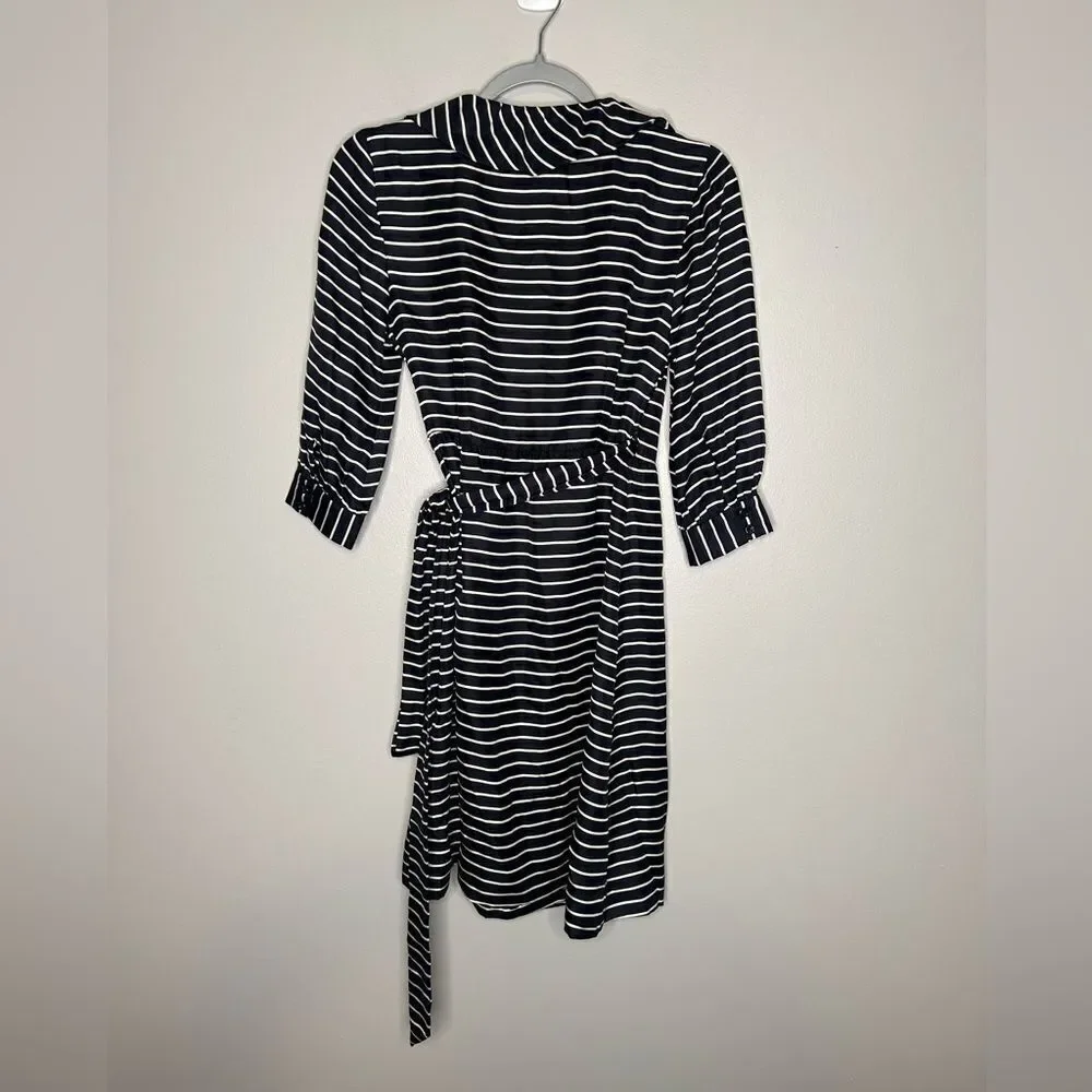 Kate Spade Daniella Striped Wrap Dress